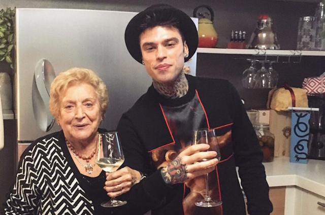 signora Luciana e Fedez