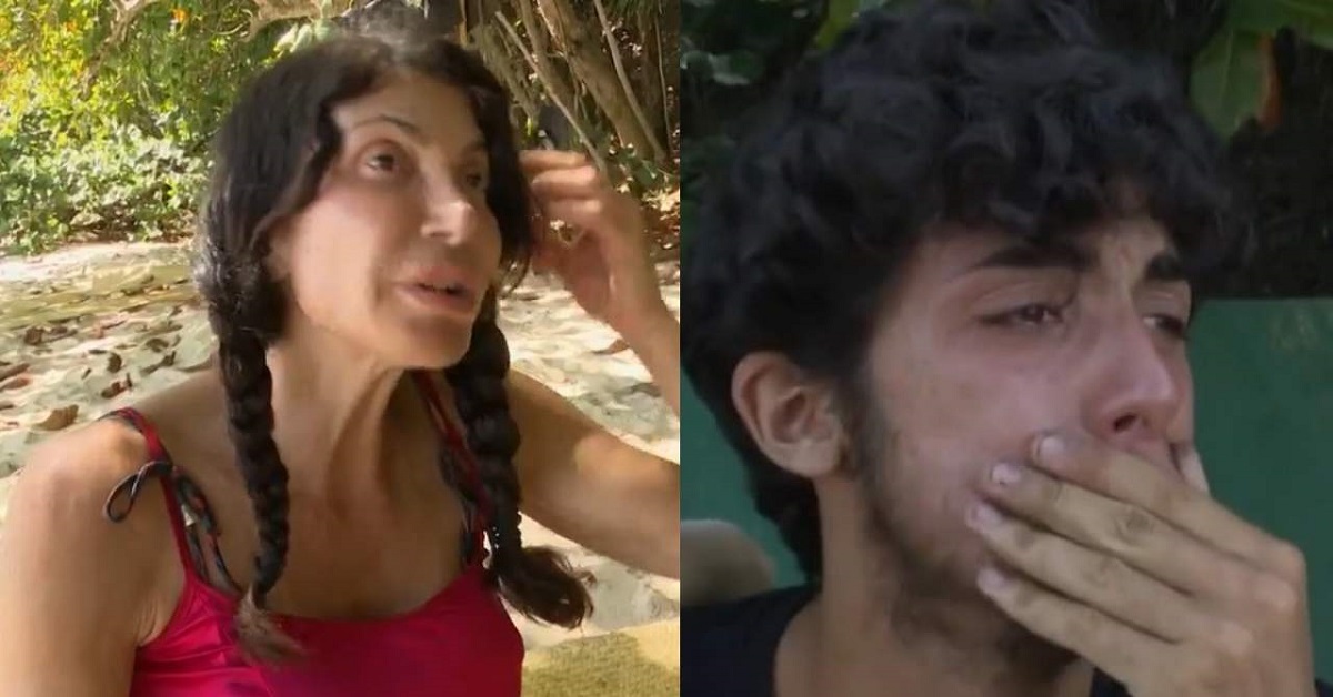 L’Isola dei Famosi: Alessandro in lacrime, si sfoga per le pressioni che riceve dalla mamma Carmen Di Pietro