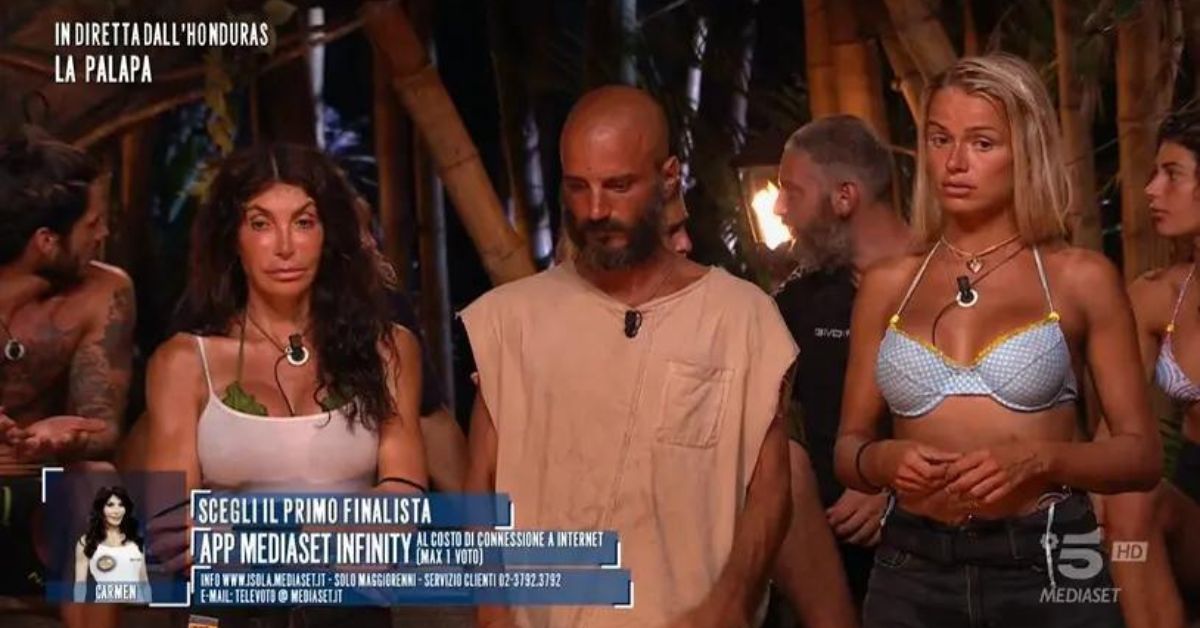 isola dei famosi finalista