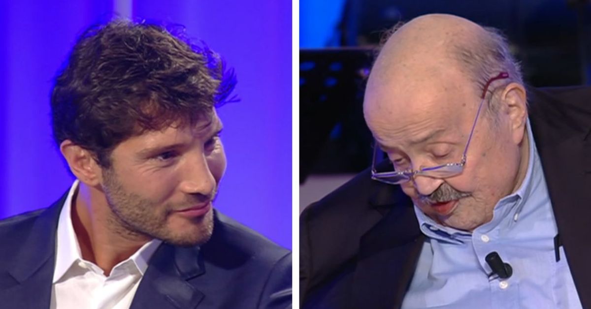 Stefano De Martino e Maurizio Costanzo