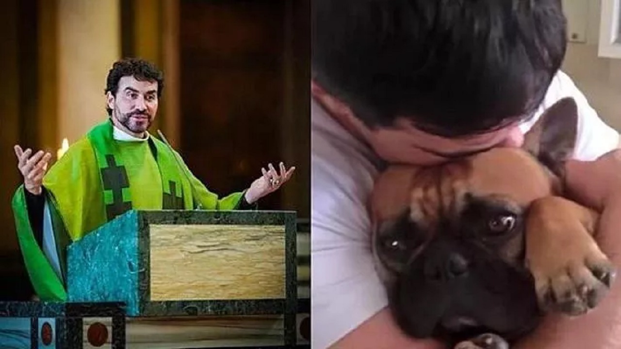 Sacerdote dice addio al suo cane con un commovente video su Instagram