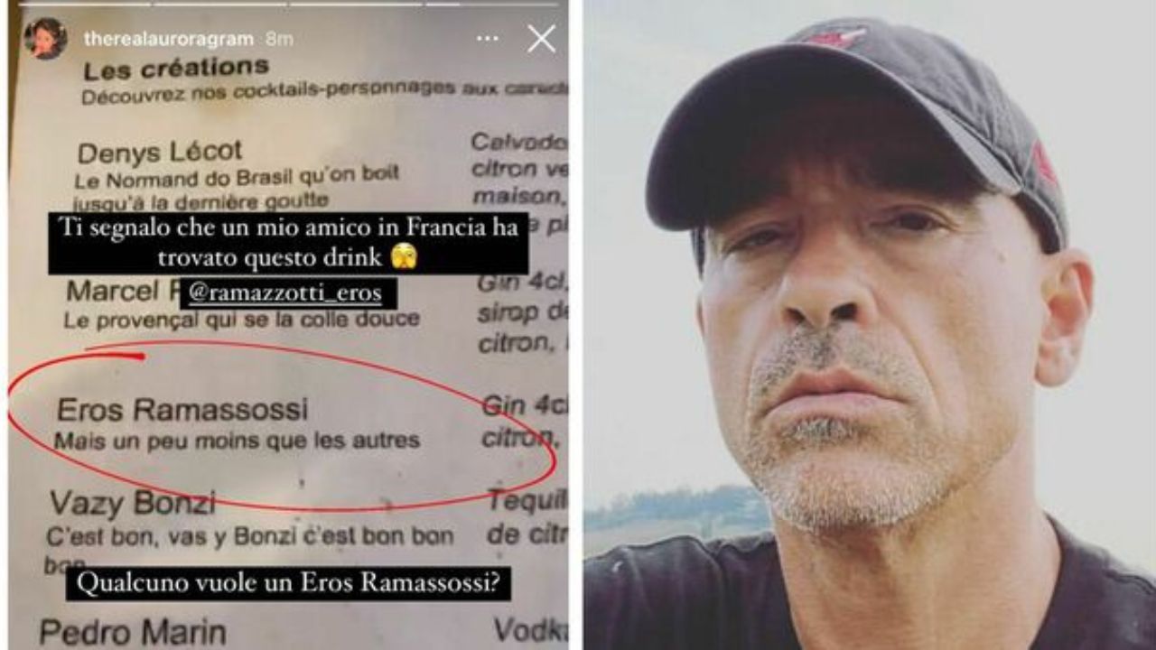 Aurora Ramazzotti tagga il padre: “In Francia un cocktail dedicato a te”