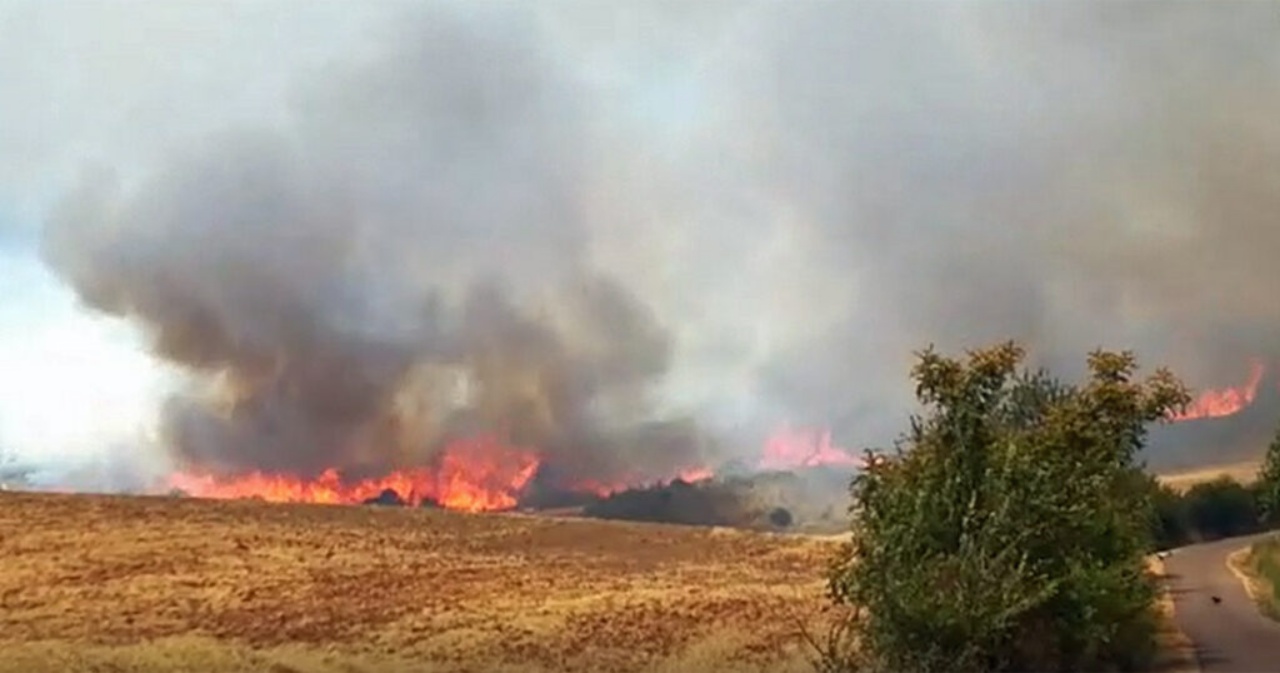 incendio a cingiano