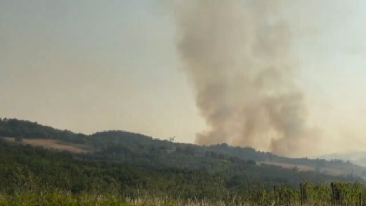 fiamme a Grosseto