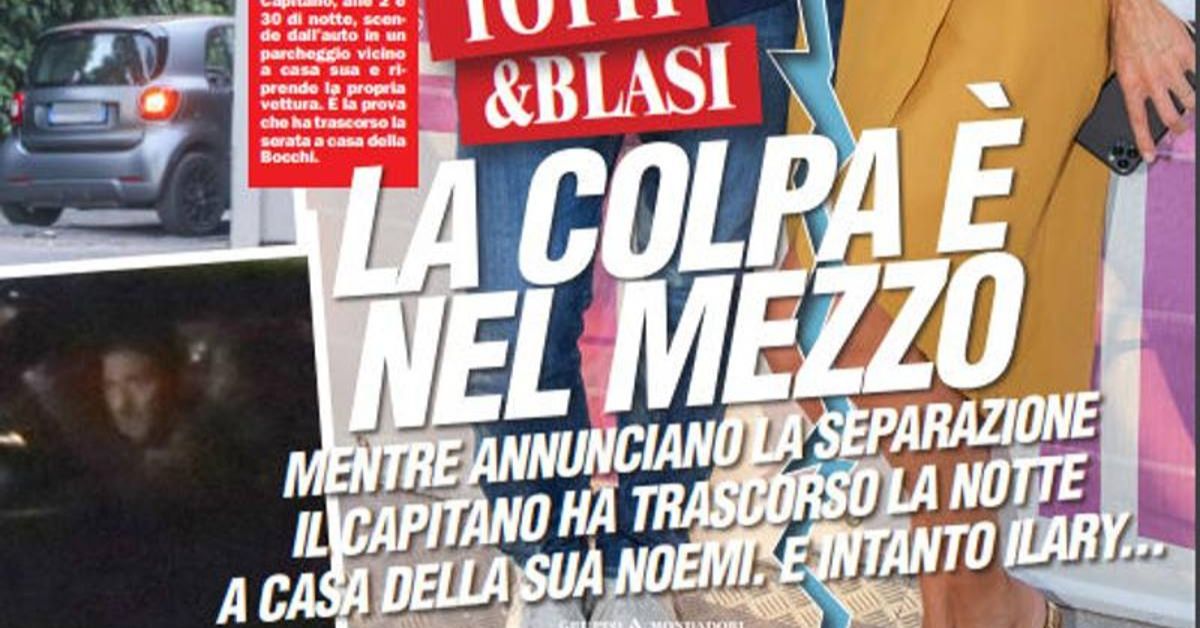 Francesco Totti settimanale Chi