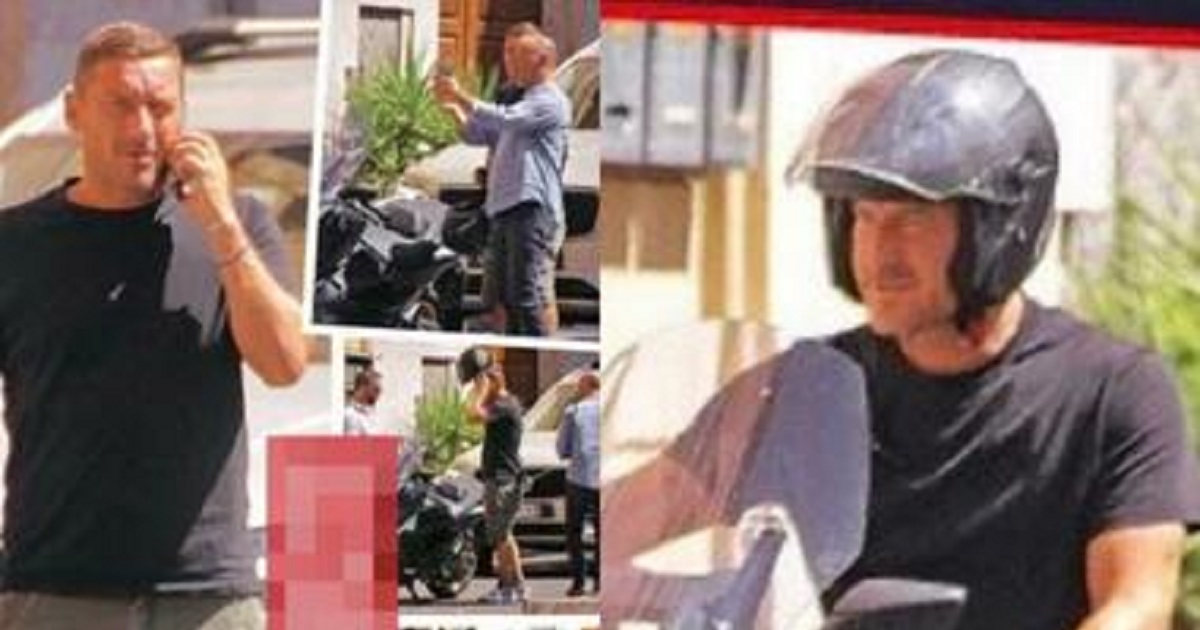 Francesco Totti paparazzato ancora a casa di Noemi