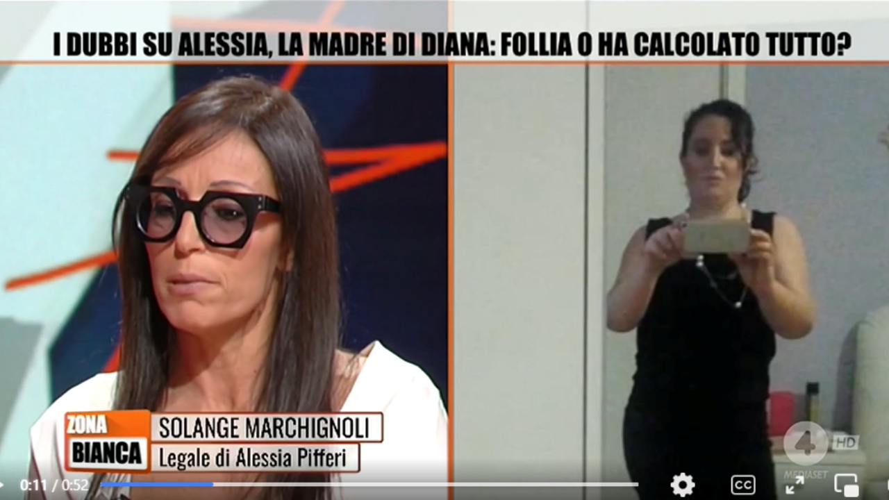 Alessia Pifferi legale zona bianca 