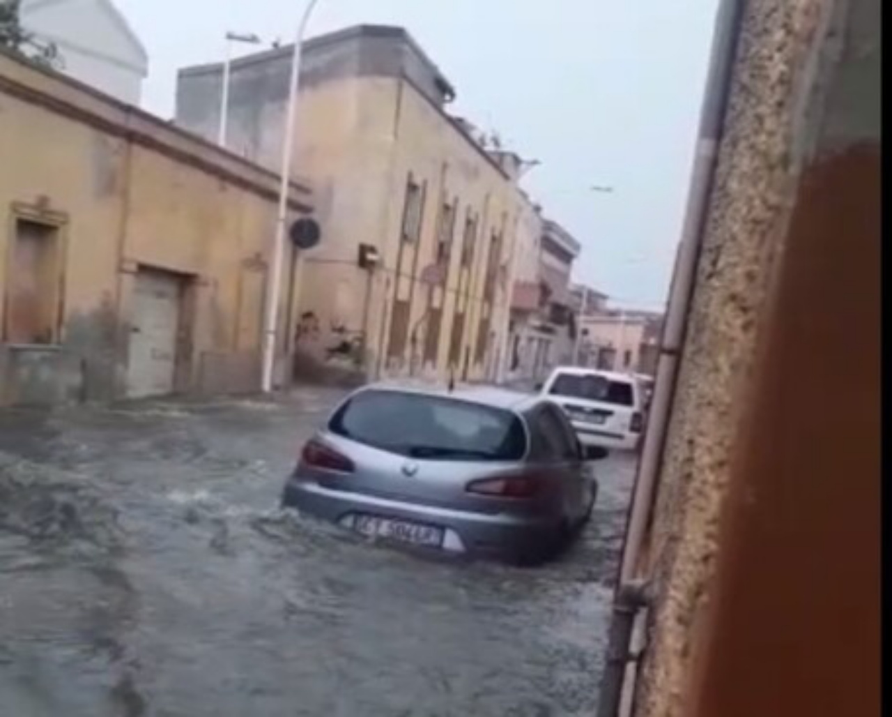 storm in Cagliari