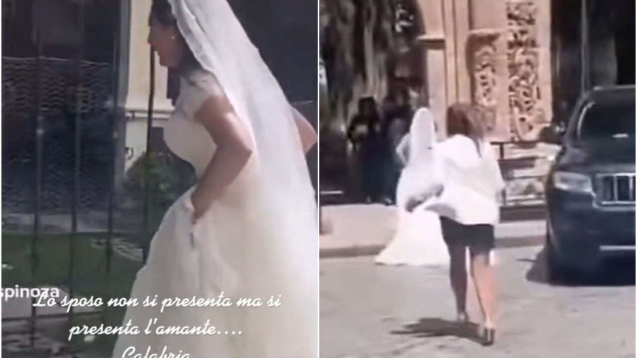 Sposo non si presenta al matrimonio e manda l'amante