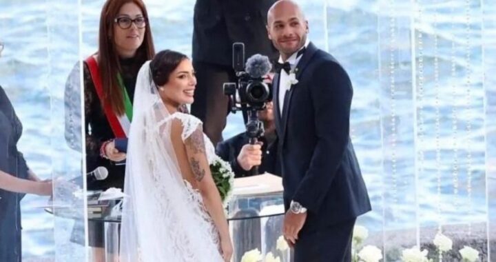 Marcell Jacobs e Nicole Daza