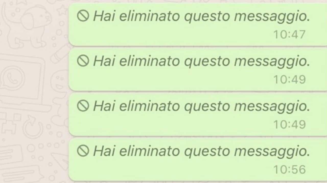 Come leggere i messaggi di whatsapp eliminati