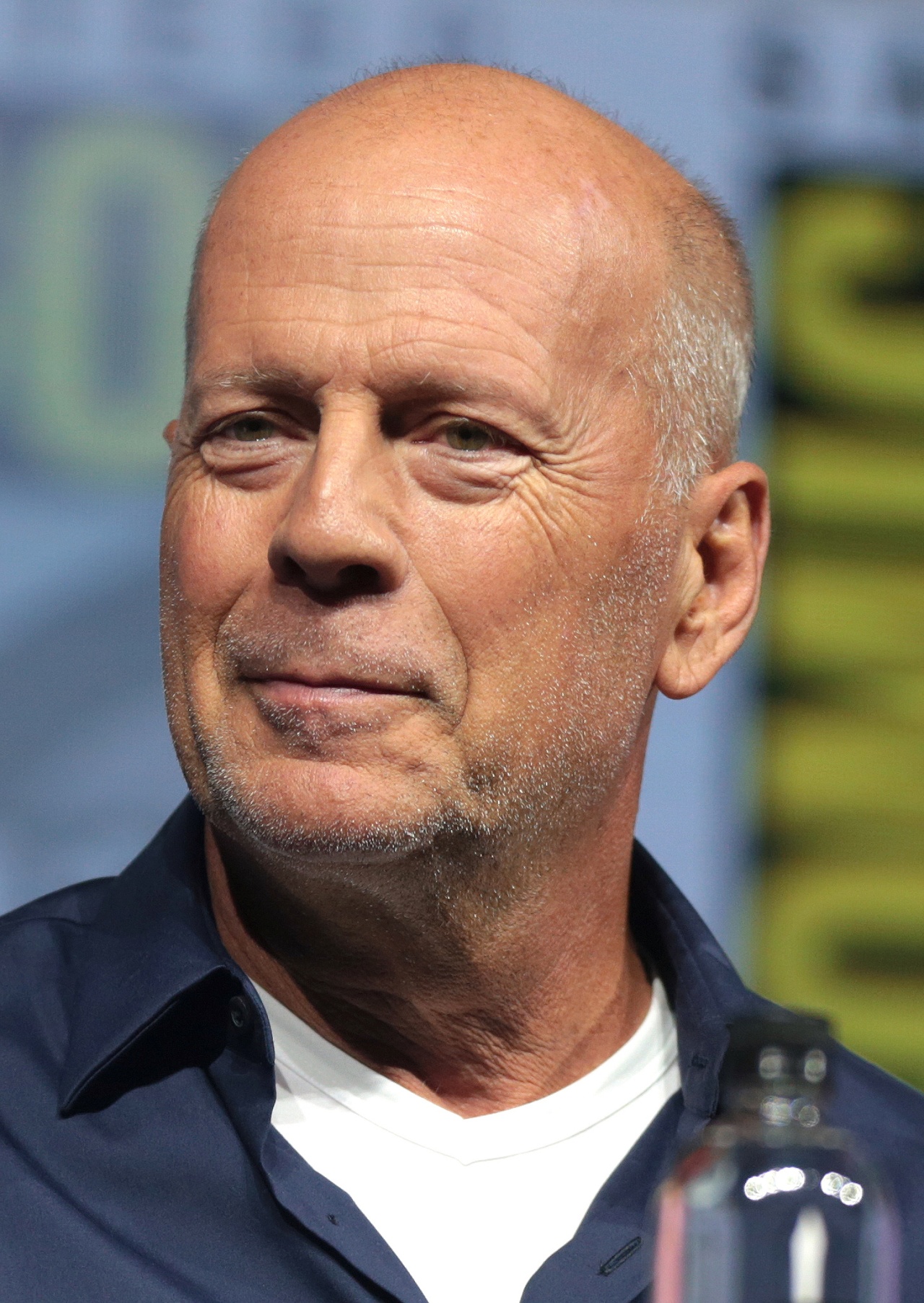 Bruce Willis salute