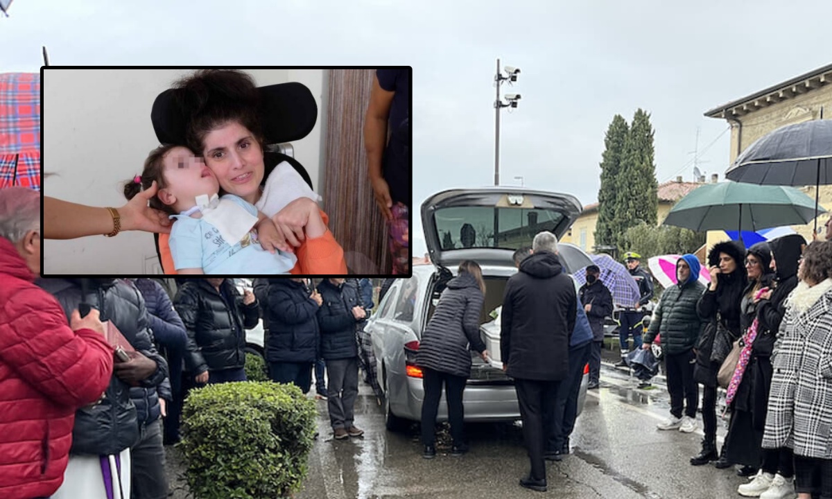 Ultimo addio alla piccola Caterina Succi