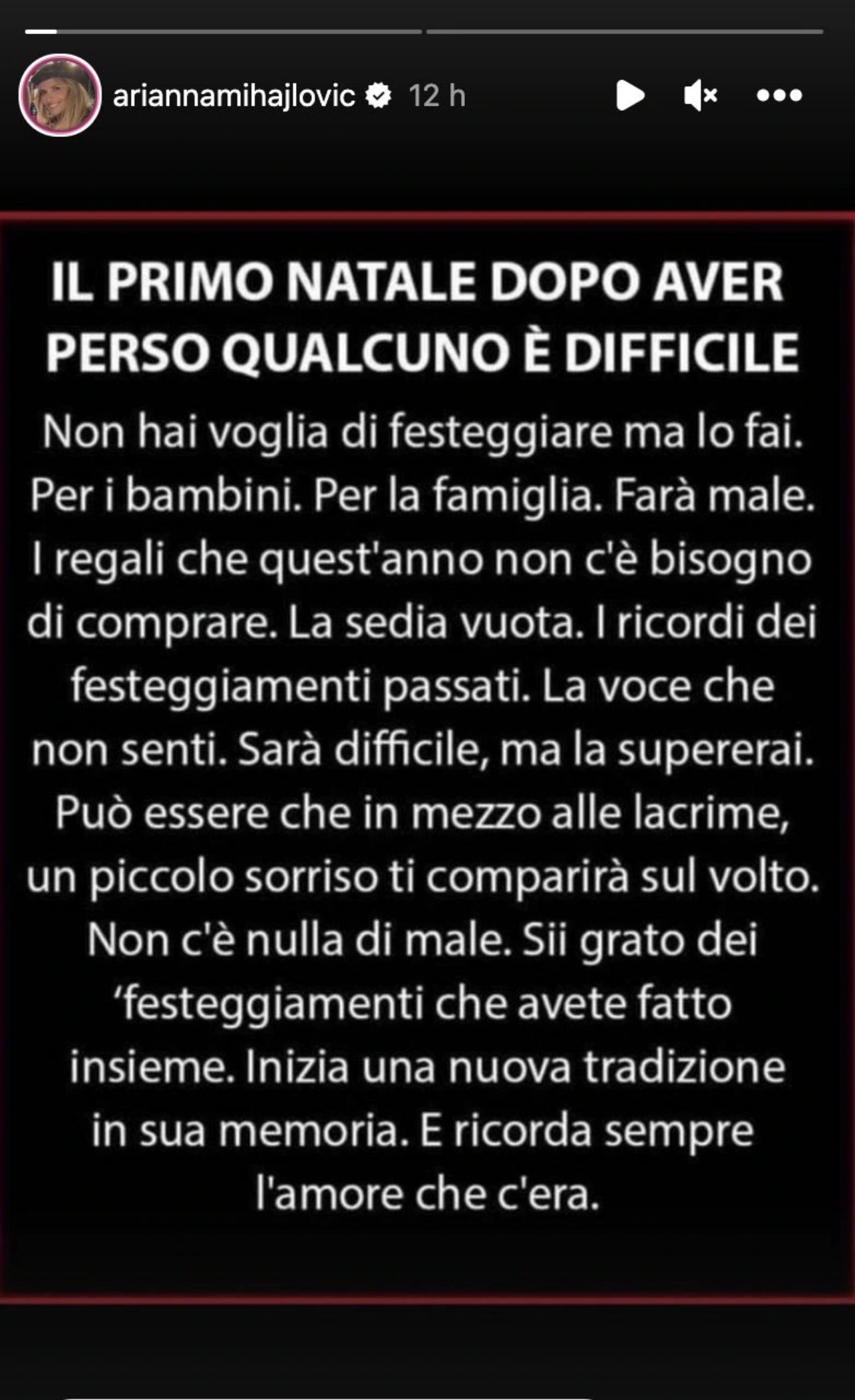 Primo Natale senza Sinisa Mihajlovic