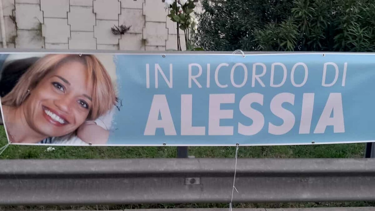 striscione alessia