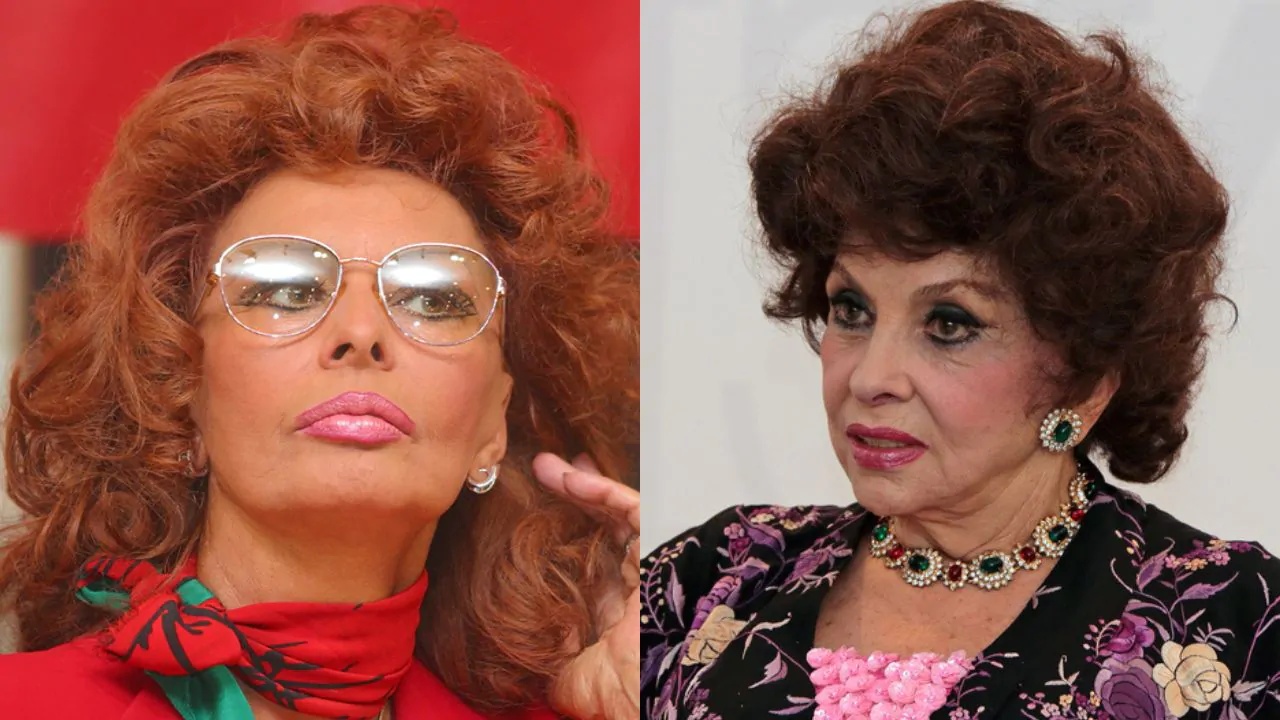 Gina Lollobrigida e Sophia Loren