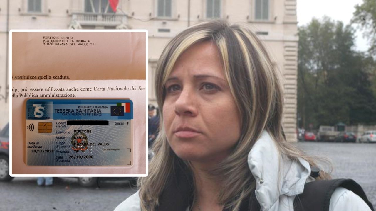 Piera Maggio e la tessera sanitaria di Denise