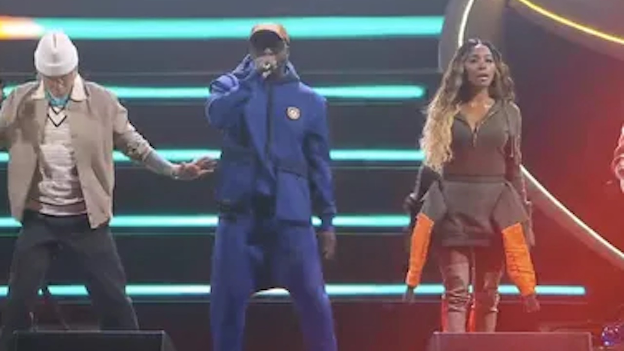 The Black Eyed Peas perform at Sanremo