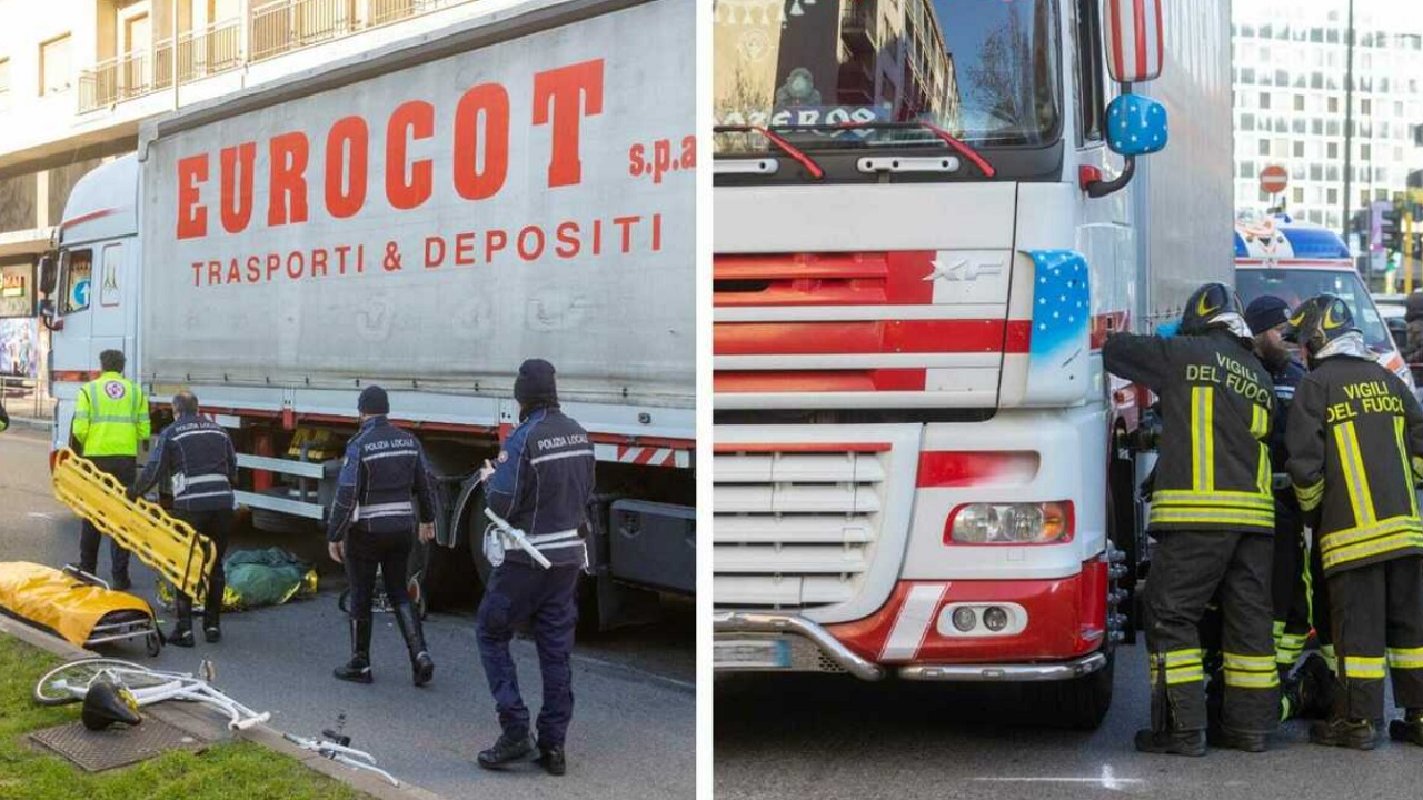 Donna di 38 anni investita da un tir a Milano