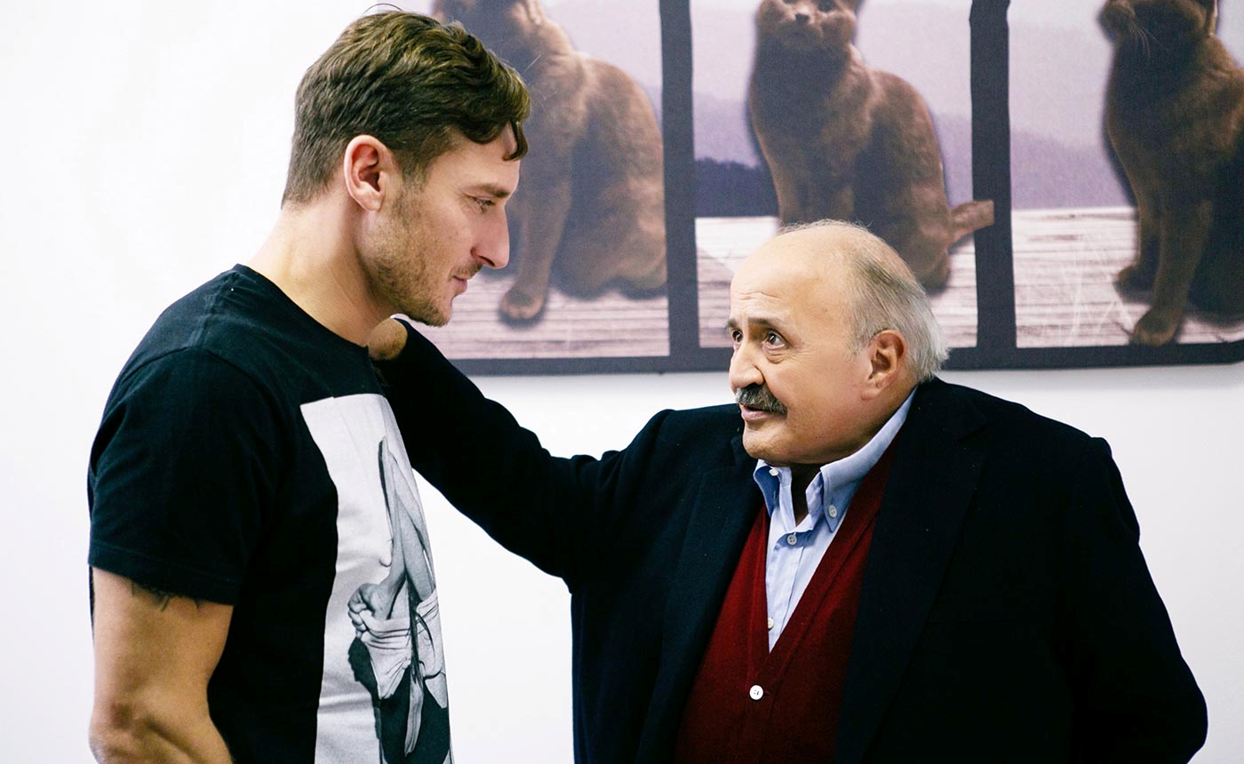 Francesco Totti e Maurizio Costanzo