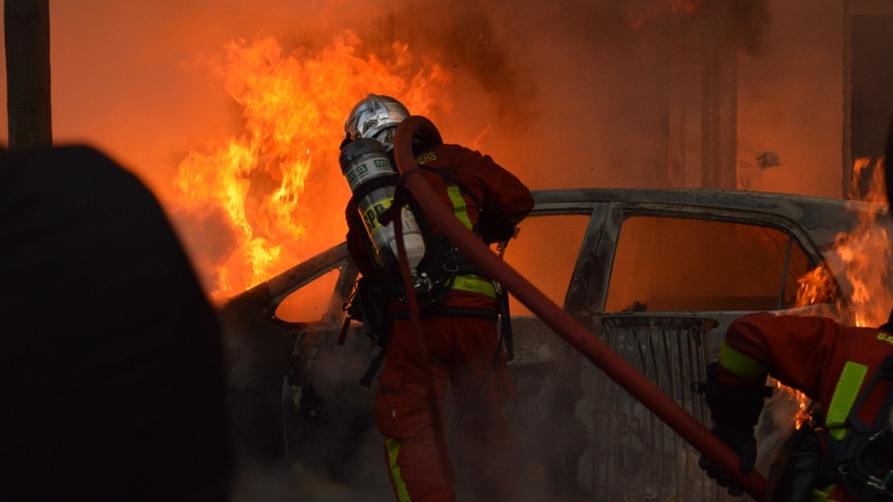 Incendio in Francia