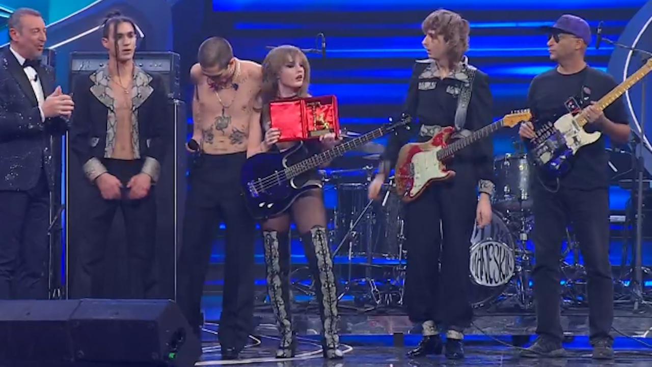 The Maneskin at the Sanremo Festival 2023