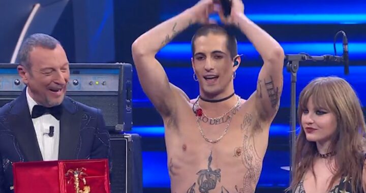Amadeus premia i Maneskin