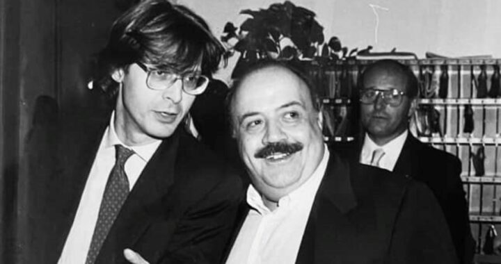 Vittorio Sgarbi e Maurizio Costanzo