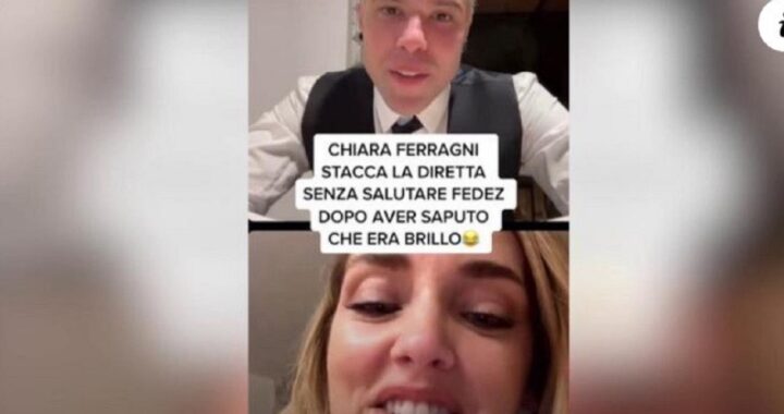 Chiara Ferragni chiude la diretta con Fedez senza salutarlo