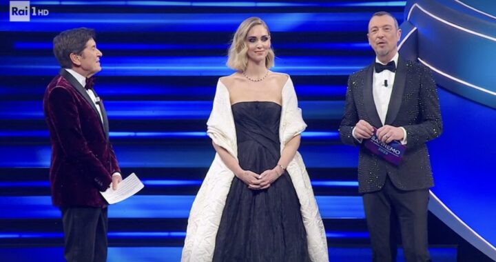 chiara Ferragni Amadeus Gianni Morandi
