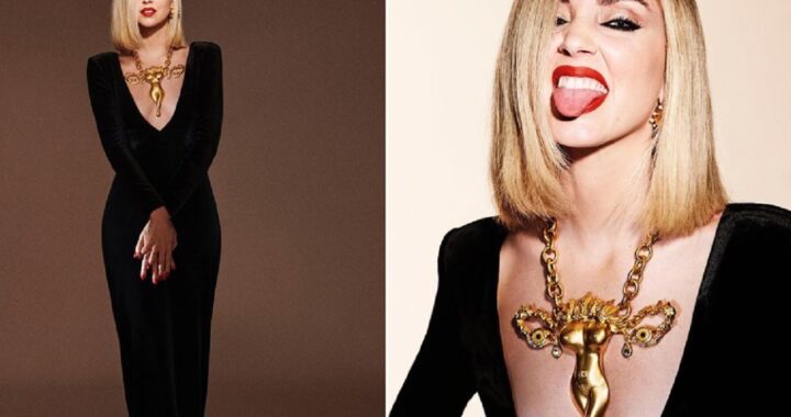 Chiara Ferragni terzo abito nella finale di Sanremo 2023