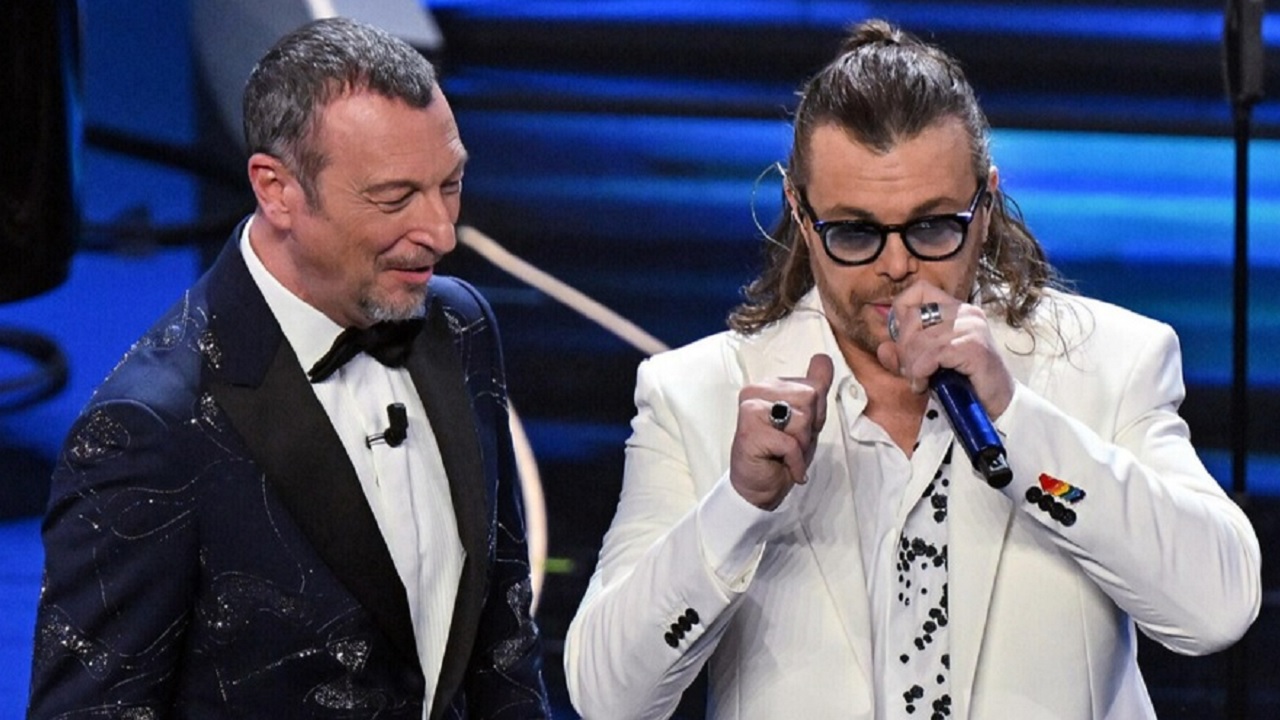 Gianluca Grignani, bestemmia a Sanremo 2023