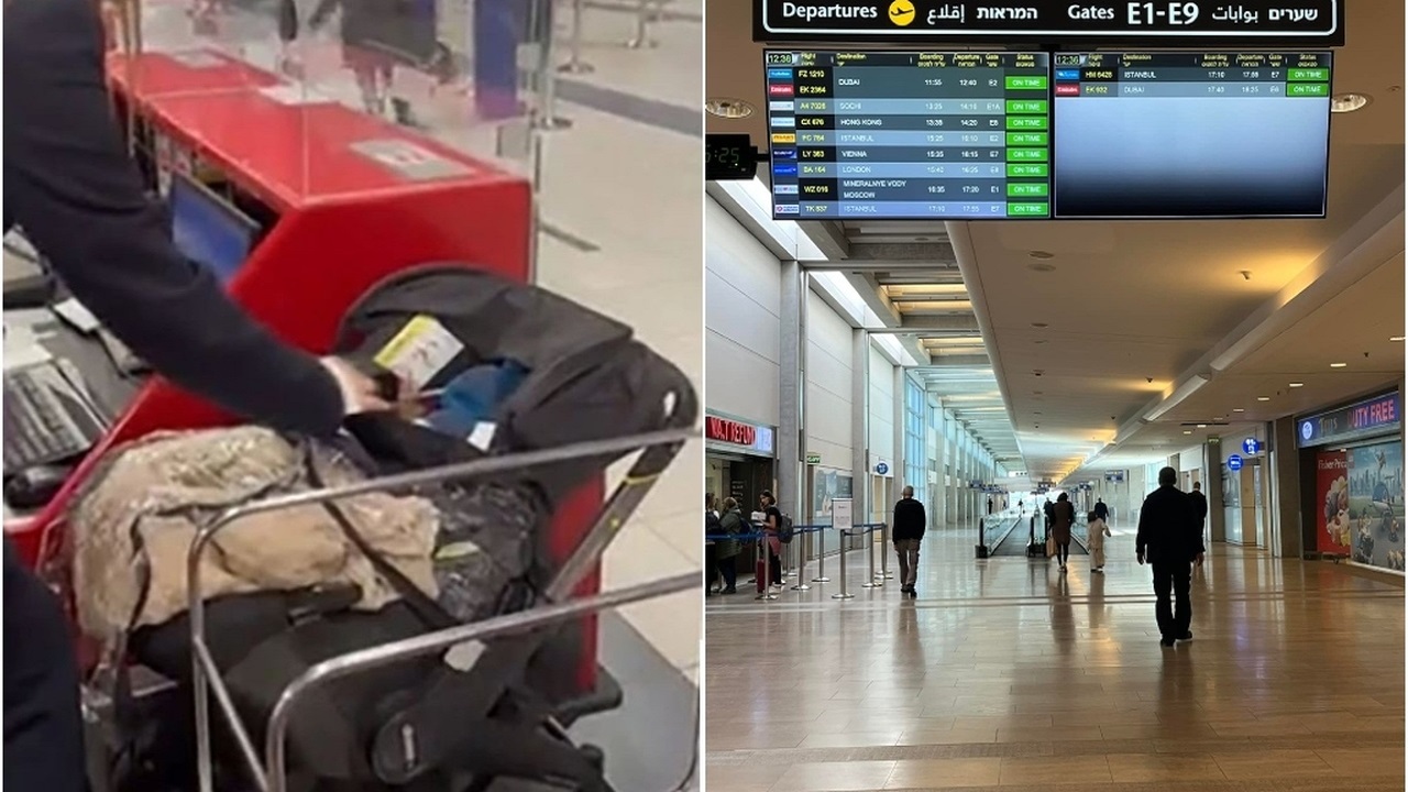 Neonato abbandonato dai genitori all'aeroporto