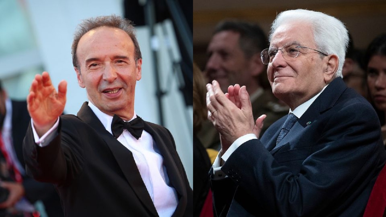 Benigni e Mattarella