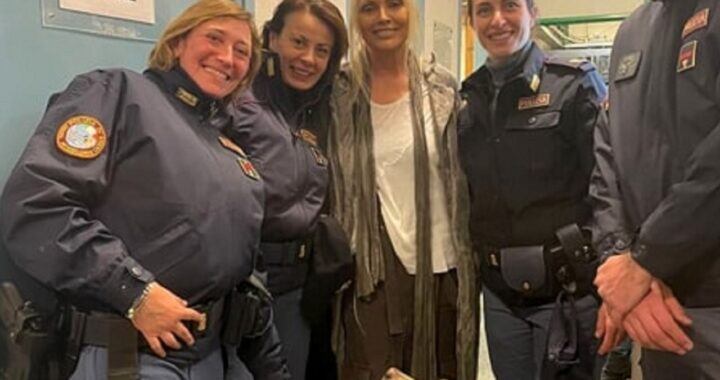 anna oxa polizia