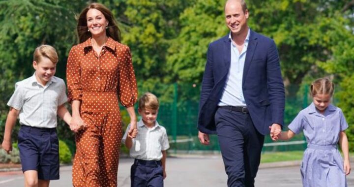 William Kate e figli