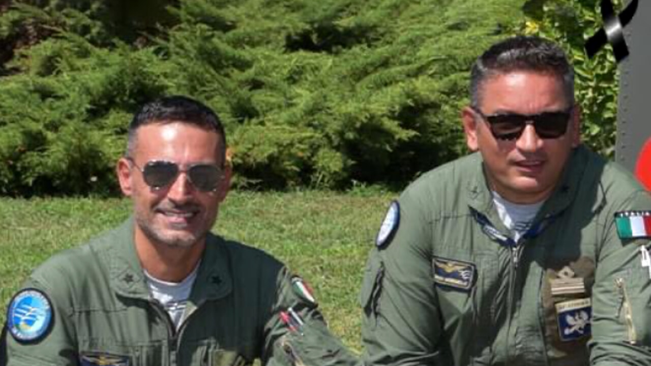 Funerali Guidonia due piloti