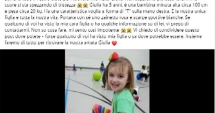 Giulia, bimba rapita: i genitori lanciano appello
