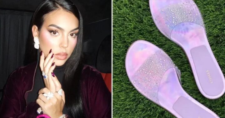 Georgina Rodriguez pantofole