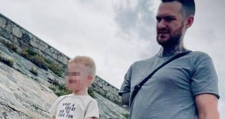 Darrell Gibbard il papà senza braccio