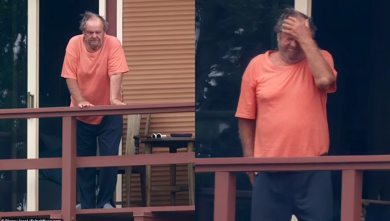 Dopo più di un anno, l’attore Jack Nicholson è stato pizzicato sul balcone della sua villa: in molti sono preoccupati per il suo aspetto