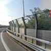 vetri autostrade sagome nere uccelli