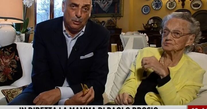 Paolo Brosio mamma