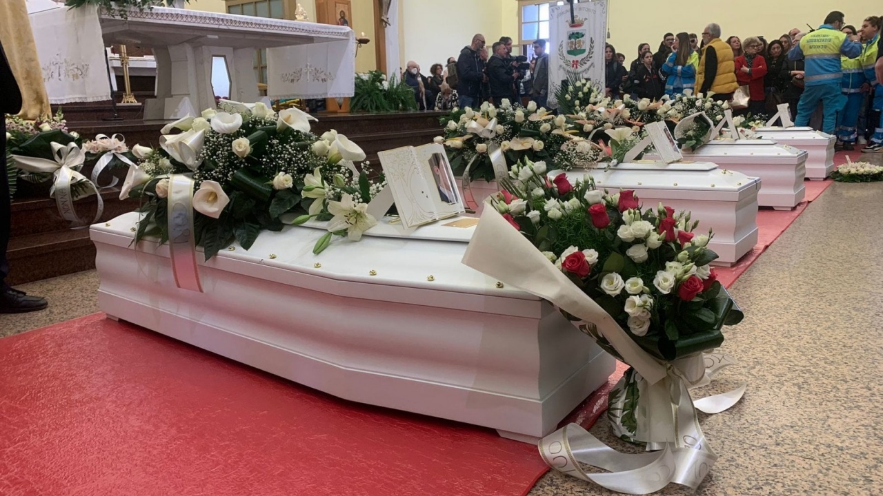 Funerale quattro ragazzi Bitonto
