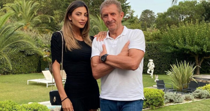 Romina Pierdomenico ed Ezio Greggio