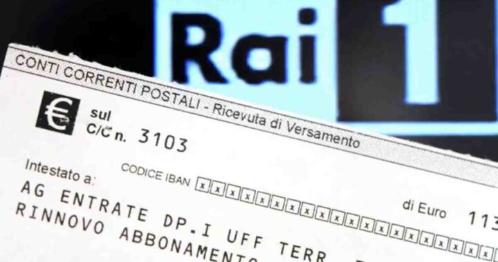 Canone Rai bolletta
