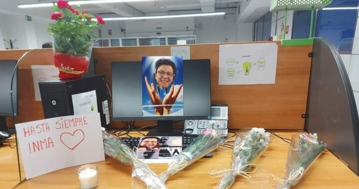 Inmaculada morta in un call center a Madrid