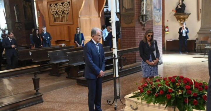 funerale moglie Romano Prodi