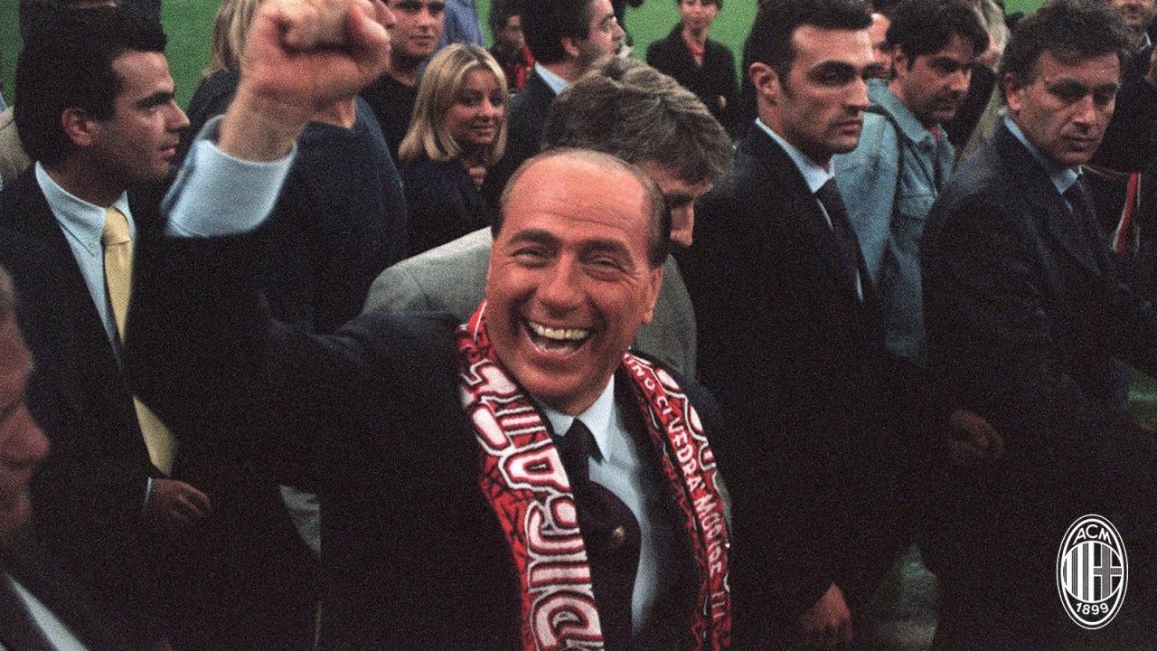 L'addio del Milan a Silvio Berlusconi