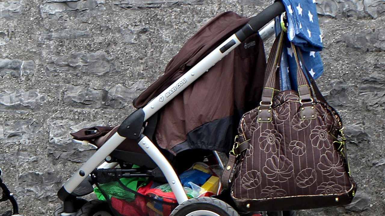 Passeggino parcheggiato